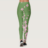 Kirschblüten (Kirschblüte) Leggings (Rückseite)