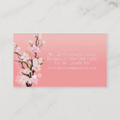 Kirschblüten Kirschblütes Kawaii Visitenkarte (Rückseite)