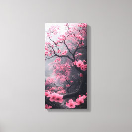 Kirschblüten-Leinwand-Wandkunst – Sakura-Baum Leinwanddruck