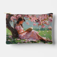 Kirschblüten-Lesemädchen-Tasche