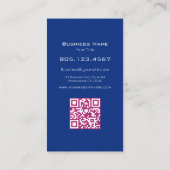 Kirschblüten-Malstrudel-Design – Benutzerdefiniert Visitenkarte (Rückseite)