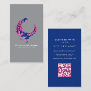 Kirschblüten-Malstrudel-Design – Benutzerdefiniert Visitenkarte