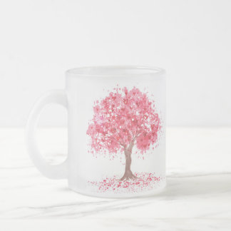 Kirschblüten-mattierte GlasTasse Mattglastasse