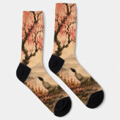 Kirschblüten-Meditation Socken (Rechts)