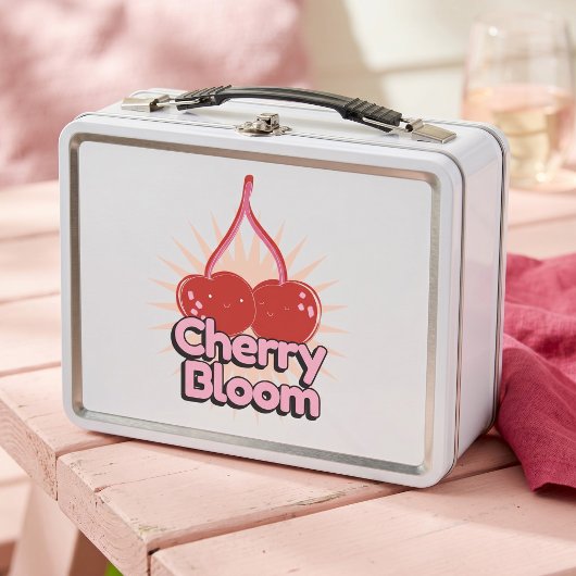 Kirschblüten-Metall-Lunchbox Metall Brotdose