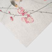KIRSCHblüten MIT VOGEL Seidenpapier (Ausschnitt)