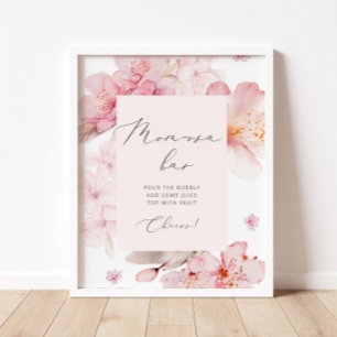 Kirschblüten-Mom-osa-Bar-Plakat Poster