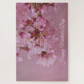 Kirschblüten Muttertag Blassrosa Reflexionen Puzzle (Vertikal)
