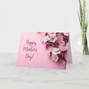 Kirschblüten Muttertag Feiertagskarte