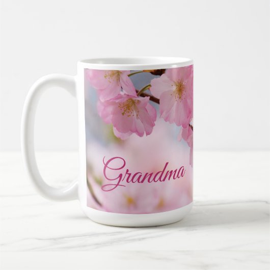 Kirschblüten-Muttertags-Tasse Kaffeetasse (Links)