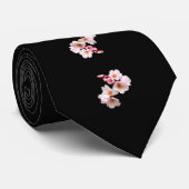 Kirschblüten-Nahaufnahme Krawatte (Gerollt)