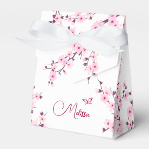 Kirschblüten-Name Geburtstag hinzufügen  Geschenkschachtel