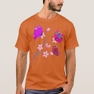 Kirschblüten-Natur-Insekt-Tier Japan Sakura B T-Shirt