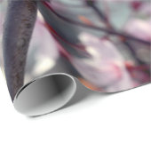 Kirschblüten-Natur mit Blumen Geschenkpapier (Rolleneckpunkt)