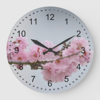 Kirschblüten-Niederlassung Große Wanduhr