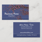 Kirschblüten-Niederlassungen/Baum-Visitenkarten Visitenkarte (Vorne/Hinten)