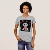 Kirschblüten-Panda T-Shirt (Vorne ganz)