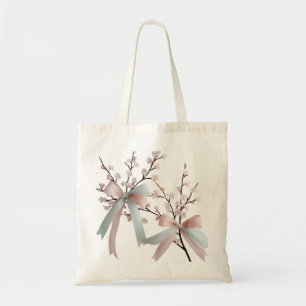 Kirschblüten Pastell Bogen Budget-Tasche Tragetasche