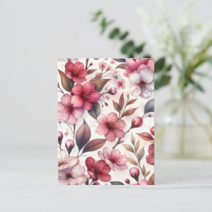 Kirschblüten Postkarte