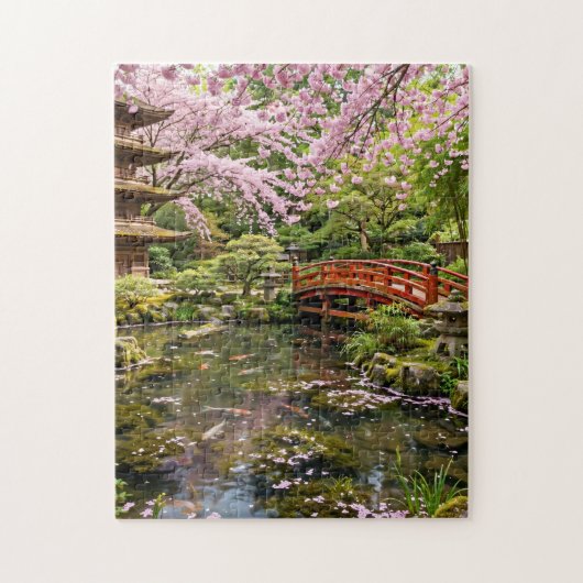 Kirschblüten-Puzzle Puzzle (Vertikal)