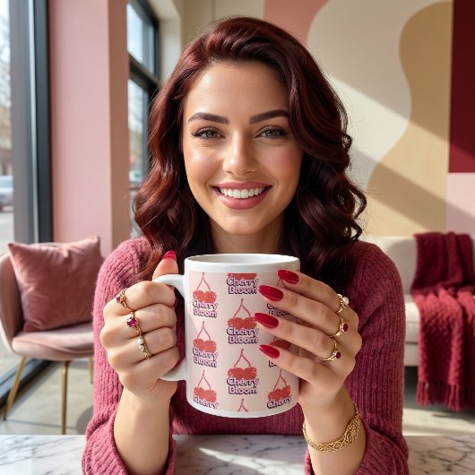 Kirschblüten-Riesenkaffeetasse Jumbo-Tasse