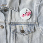 Kirschblüten rosa Blume Button (Beispiel)