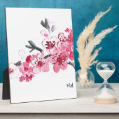 Kirschblüten rosa Blume Fotoplatte (Seite)