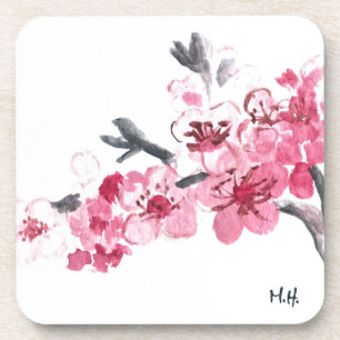 Kirschblüten rosa Blume Untersetzer
