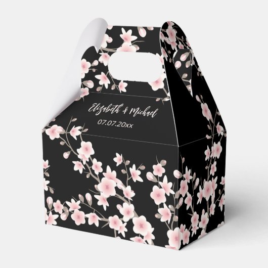 Kirschblüten-Rosa | Danke Geschenkschachtel (Vorderseite)