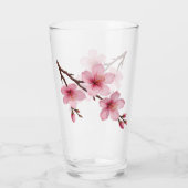 Kirschblüten-Rosa Glas (Rückseite)