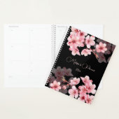 Kirschblüten Rosa Schwarz Benutzerdefiniert Planer (Anzeige)