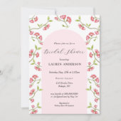 Kirschblüten Rosa und Weiß Brautparty Einladung (Vorderseite)
