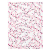 Kirschblüten-Rosa-Weiß-Blumenmuster Tischdecke (Vorderseite)