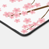 Kirschblüten Sakura blühende Rosa Sakura Schreibtischunterlage (Ecke)