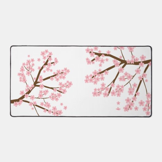 Kirschblüten Sakura blühende Rosa Sakura Schreibtischunterlage (Vorderseite)