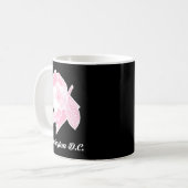 Kirschblüten Sakura-Blüte auf Washington-Distri Kaffeetasse (Vorderseite Links)