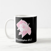 Kirschblüten Sakura-Blüte auf Washington-Distri Kaffeetasse (Links)
