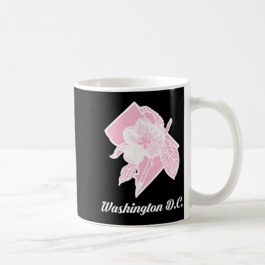 Kirschblüten Sakura-Blüte auf Washington-Distri Kaffeetasse (Rechts)