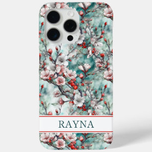 Kirschblüten Sakura Druck Monogramm Case-Mate iPhone Hülle