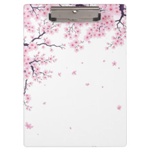 Kirschblüten Sakura Japanische Kunst-Tasche  Klemmbrett