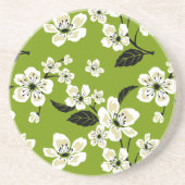 KIRSCHBLÜTEN - SAKURA (MATCHA-GRÜN) GETRÄNKEUNTERSETZER (Vorne)
