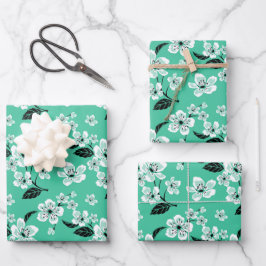 KIRSCHBLÜTEN - SAKURA (MINZE) GESCHENKPAPIER SET