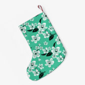 KIRSCHBLÜTEN - SAKURA (MINZE) KLEINER WEIHNACHTSSTRUMPF (Rückseite (Hängend))