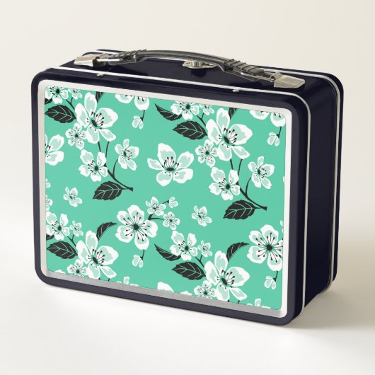 KIRSCHBLÜTEN - SAKURA (MINZE) METALL BROTDOSE (Rückseite)