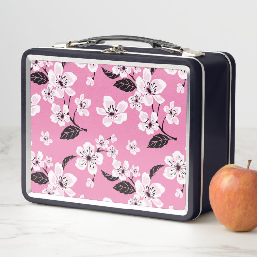 KIRSCHBLÜTEN - SAKURA (MINZE) METALL BROTDOSE (Beispiel)