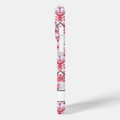 Kirschblüten Sakura Monogramm Case-Mate iPhone Hülle (Rückseite / Links)