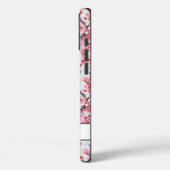 Kirschblüten Sakura Monogramm Case-Mate iPhone Hülle (Rückseite / Links)