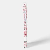 Kirschblüten Sakura Muster Monogramm Case-Mate iPhone Hülle (Rückseite / Links)
