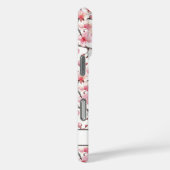 Kirschblüten Sakura Muster Monogramm Case-Mate iPhone Hülle (Rückseite / Rechts)