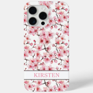 Kirschblüten Sakura Muster Monogramm Case-Mate iPhone Hülle